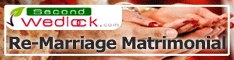 Second marriage | ReMarriage - Second Shaadi - Second wedlock- Matrimonial portal