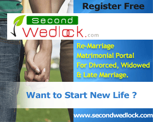 Second marriage | ReMarriage - Second Shaadi - Second wedlock- Matrimonial portal